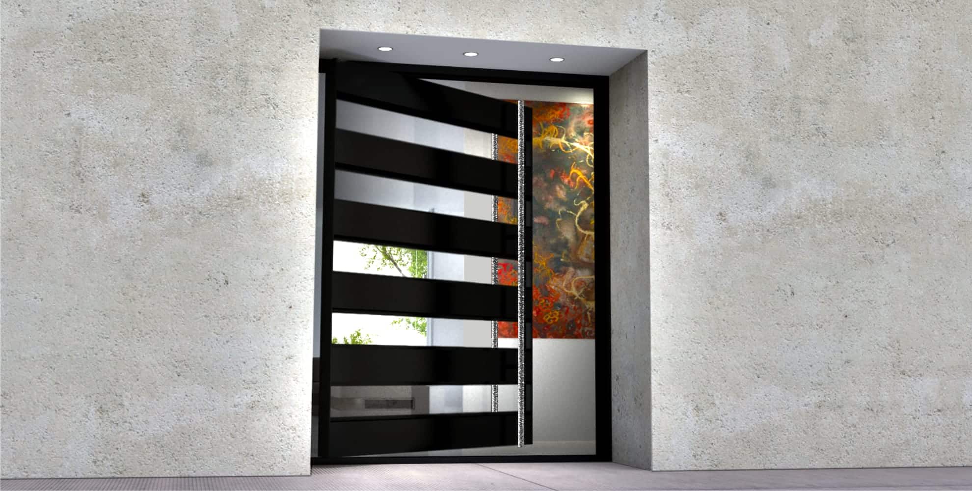 Pivot Front Doors Glass Metal The Right Entry