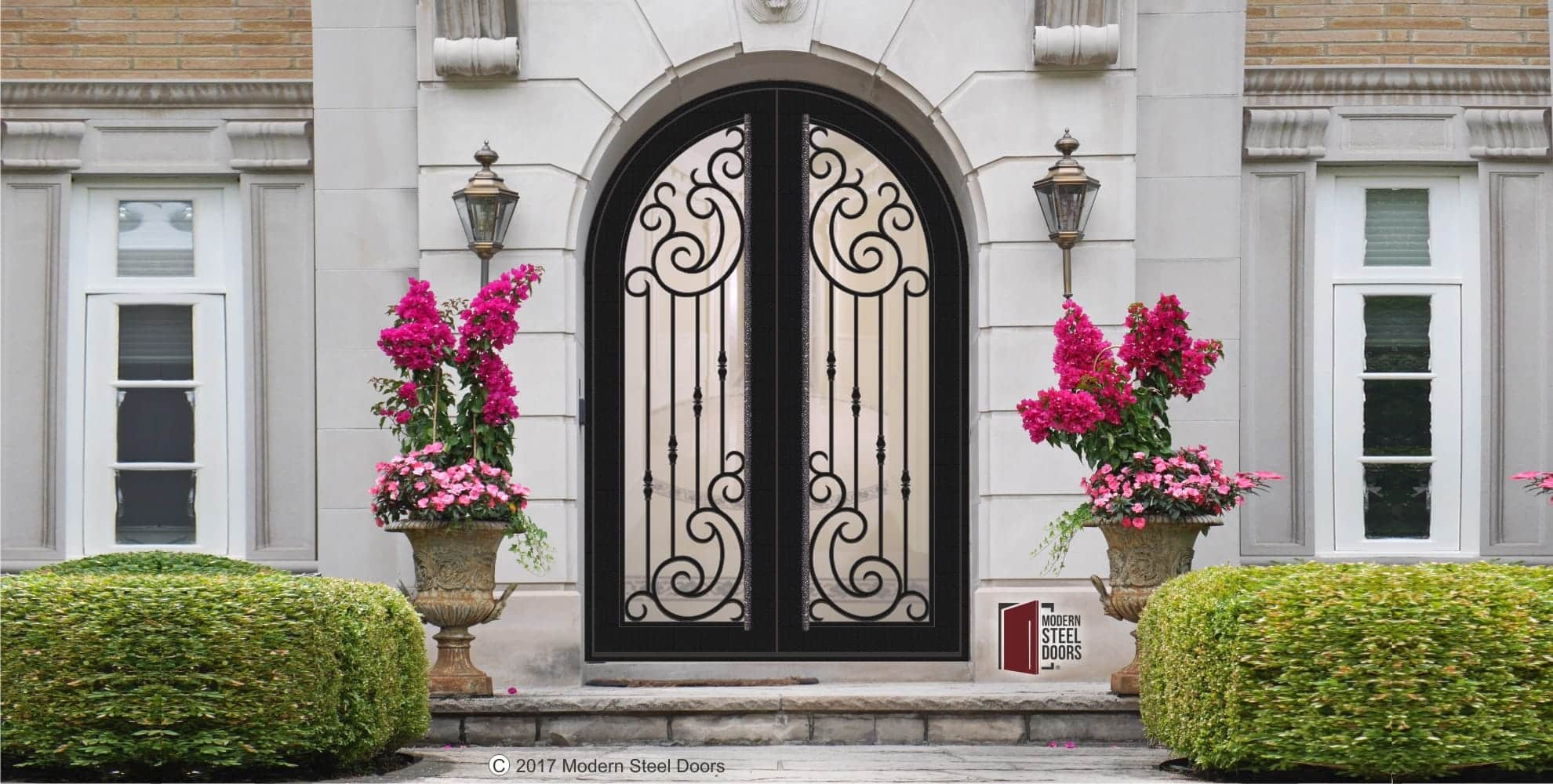 Modern Steel Doors Custom Pivot Gl Metal Transitional Doors